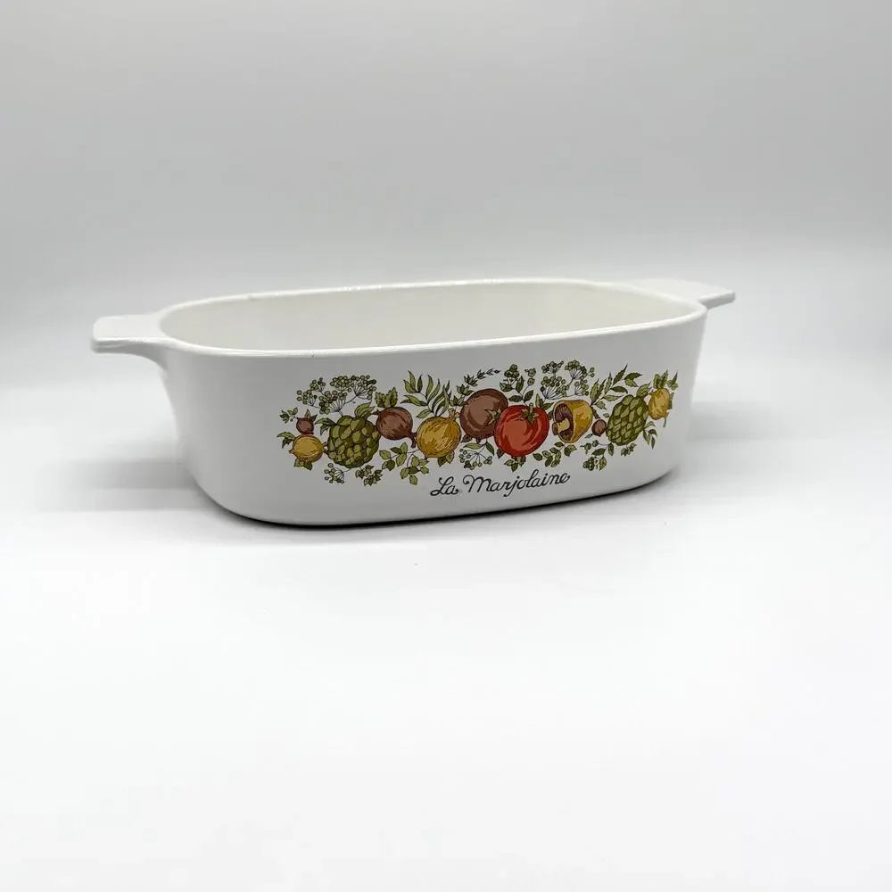 Vintage Corning Ware Spice of Life La Marjolaine A-2-B 2 Qt Casserole Dish